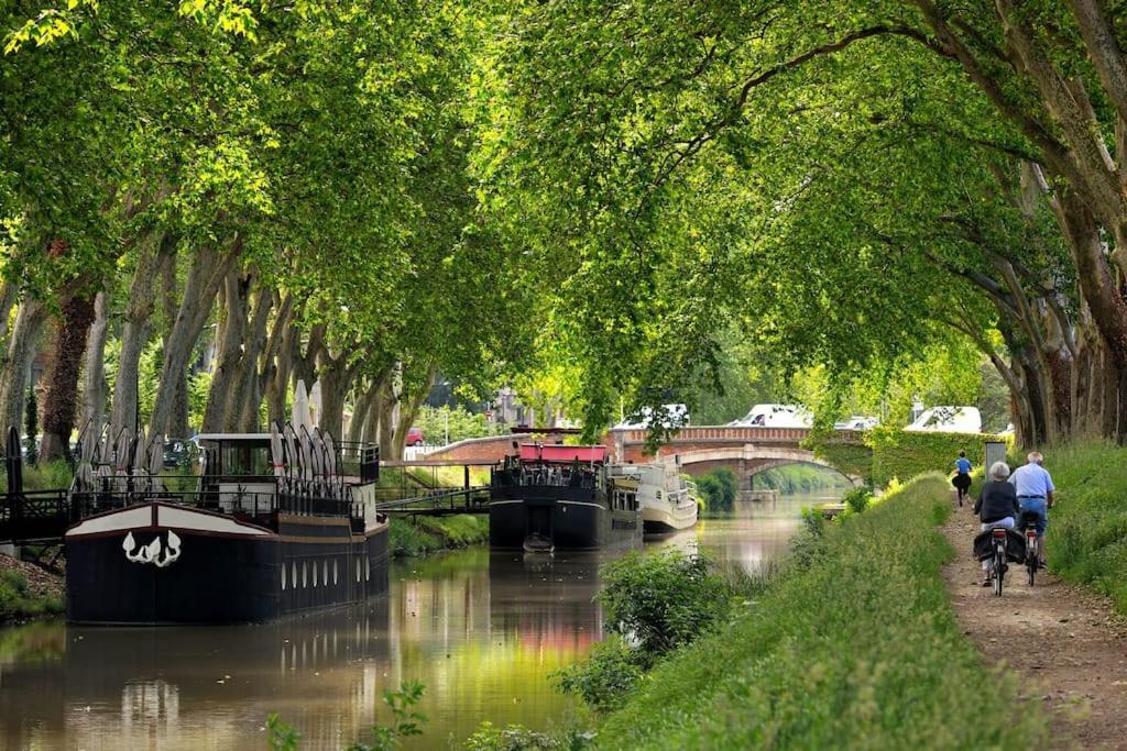 Charmant T2 atypique, rénové, confortable Béziers Exterior foto