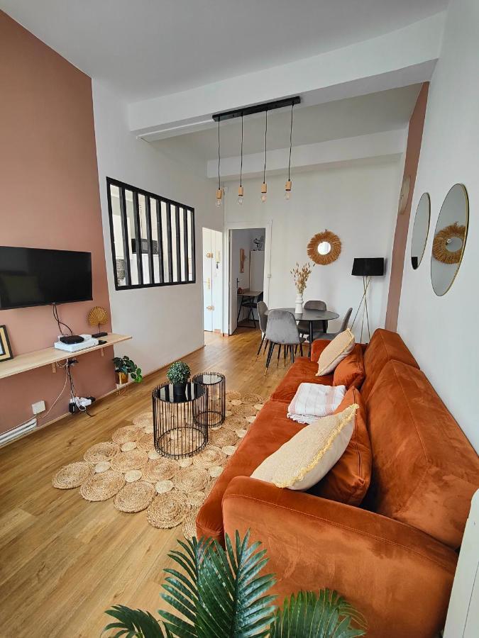 Charmant T2 atypique, rénové, confortable Béziers Exterior foto